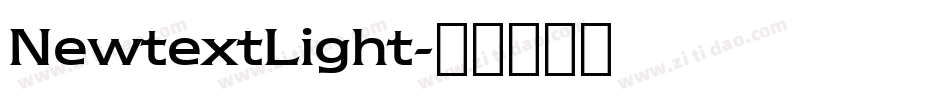NewtextLight字体转换
