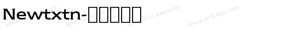 Newtxtn字体转换