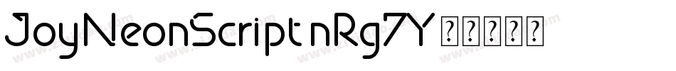 JoyNeonScript-nRg7Y字体转换
