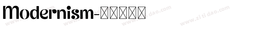 Modernism字体转换