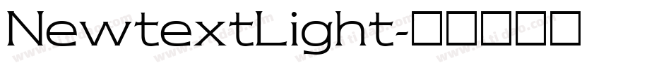 NewtextLight字体转换