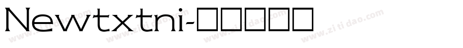 Newtxtni字体转换