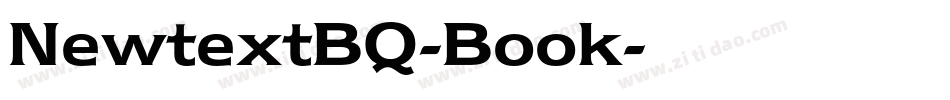NewtextBQ-Book字体转换