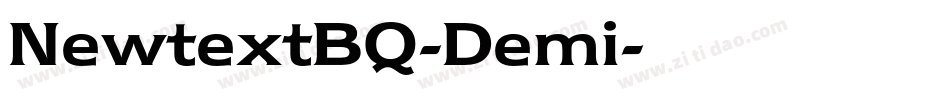NewtextBQ-Demi字体转换