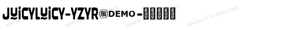 JuicyLuicy-Yzyr4字体转换