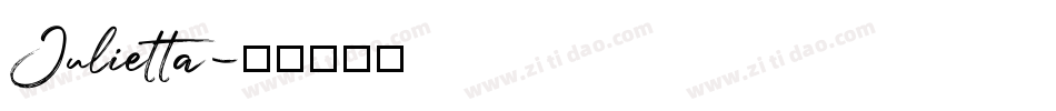 Julietta字体转换