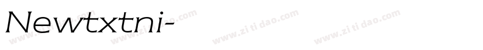 Newtxtni字体转换