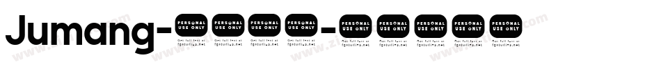 Jumang-8492字体转换