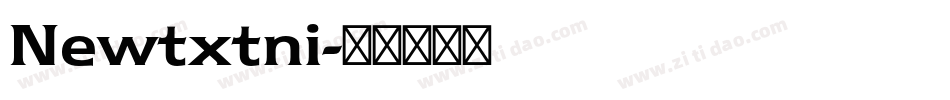 Newtxtni字体转换