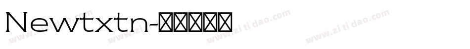 Newtxtn字体转换