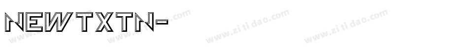 Newtxtn字体转换