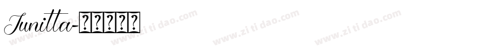 Junitta字体转换