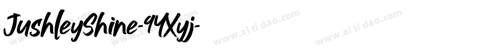 JushleyShine-9YXyj字体转换