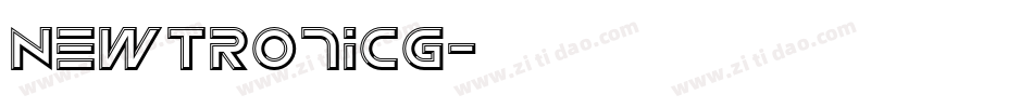 NewtronICG字体转换