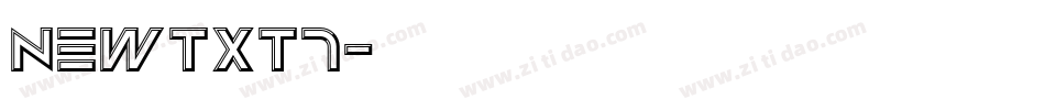 Newtxtn字体转换