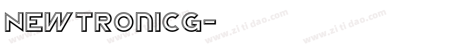 NewtronICG字体转换