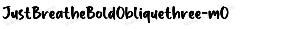 JustBreatheBoldObliquethree-mOAj字体转换