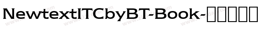 NewtextITCbyBT-Book字体转换