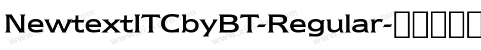 NewtextITCbyBT-Regular字体转换