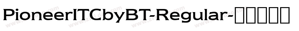 PioneerITCbyBT-Regular字体转换