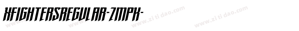 XFightersRegular-ZmpK字体转换