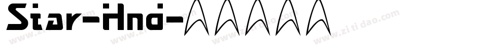 Star-Hnd字体转换