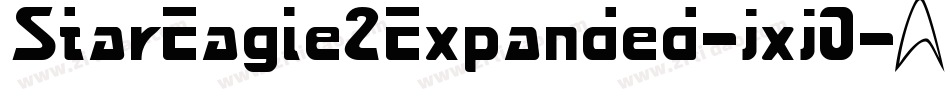 StarEagle2Expanded-jxj0字体转换