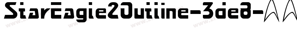 StarEagle2Outline-3de8字体转换
