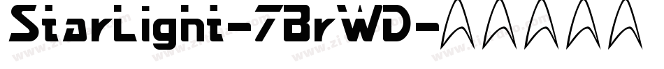 StarLight-7BrWD字体转换