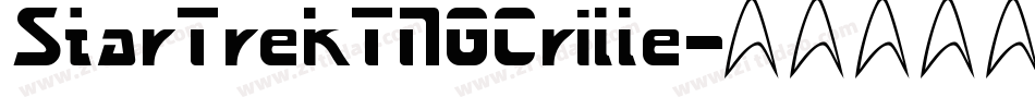 StarTrekTNGCrille字体转换