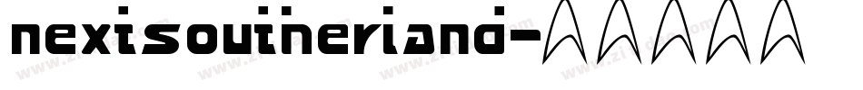 nextsoutherland字体转换