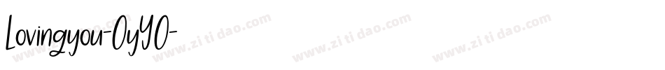 Lovingyou-OyYO字体转换