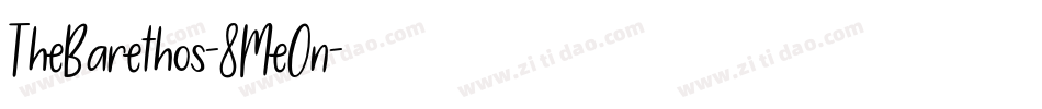 TheBarethos-8MeOn字体转换
