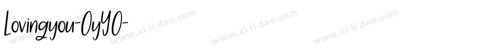 Lovingyou-OyYO字体转换
