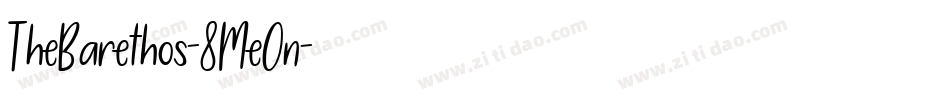 TheBarethos-8MeOn字体转换