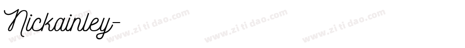 Nickainley字体转换