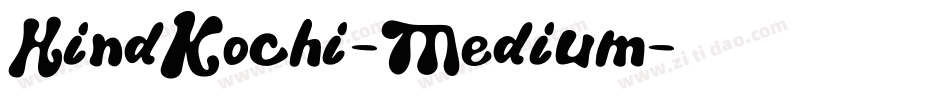 HindKochi-Medium字体转换