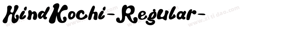 HindKochi-Regular字体转换