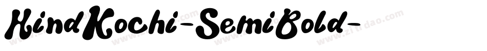 HindKochi-SemiBold字体转换