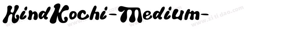 HindKochi-Medium字体转换