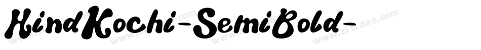 HindKochi-SemiBold字体转换