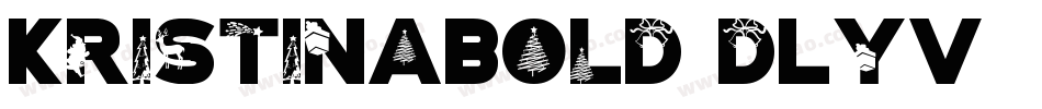 KristinaBold-dLyV字体转换