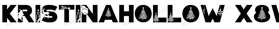 KristinaHollow-X8WP字体转换