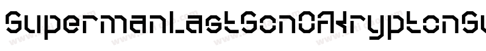 SupermanLastSonOfKryptonSuper-0004字体转换