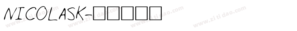 NICOLASK字体转换