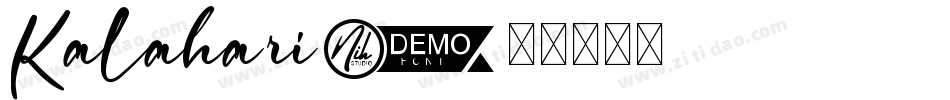 Kalahari字体转换