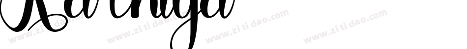Kathiya字体转换