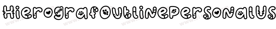 HierografOutlinePersonalUse-KAYW字体转换
