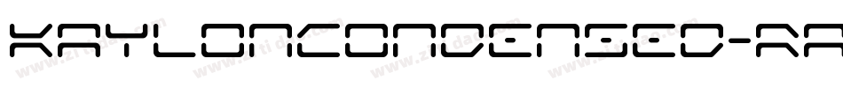 KaylonCondensed-RamV字体转换