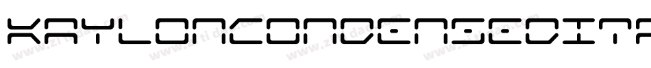 KaylonCondensedItalic-BKMB字体转换